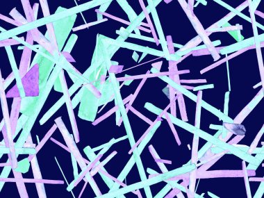 Bauhaus Kusursuz Düzen. Suluboya Geometrik İndigo, Mavi Çizgiler Tasarımı. Sanat Organik Geo Arkaplanı. Büyük Yaratıcı Asgari Yazdırma. Moda Eğlencesi Soyut Boyası Suluboya Renk Çizgileri.