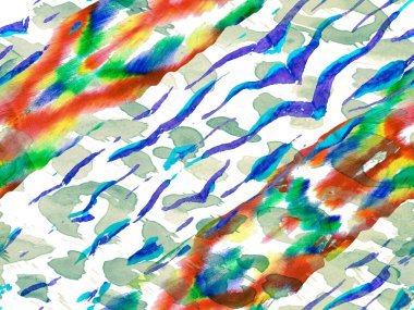 Zebra Deri İzi. Hayvan kamuflajı arka planı. Afrika deseni. Çizgili, kusursuz desen. Suluboya Kamuflaj Tasarımı. Soyut Safari fayansı. Geometrik hayvan dokusu. Yeşil ve Su Mentonu