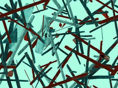 Bauhaus Kusursuz Düzen. Suluboya Geometrik Yeşil Teal Çizgileri Tasarımı. Sanat Organik Geo Arkaplanı. Büyük Yaratıcı Asgari Baskı. Moda Eğlencesi Soyut Boyası Suluboya Renk Çizgileri.