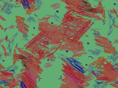 Güzel pastel boya dokusu. Kırmızı, Yeşil, Mavi Yatay Şablon Üzerine Şirin Büyük Moda Geometrik Kusursuz Desen. Büyük Yaratıcı Asgari Yazdırma. Moda Boya Dokusu.