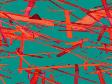 Bauhaus Kusursuz Düzen. Suluboya Geometrik Yeşil Teal Çizgileri Tasarımı. Sanat Organik Geo Arkaplanı. Büyük Moda Asgari Baskı. Moda Eğlencesi Soyut Boyası Suluboya Renk Çizgileri.