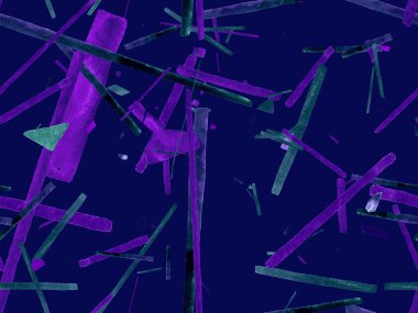 Bauhaus Kusursuz Düzen. Suluboya Geometrik İndigo, Mavi Çizgiler Tasarımı. Sanat Organik Geo Arkaplanı. Büyük Çağdaş Küçük Yazdırma. Moda Eğlencesi Soyut Boyası Suluboya Renk Çizgileri.