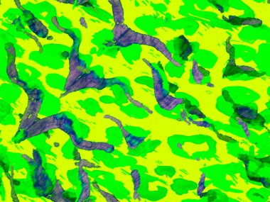 Afrika deseni. Çizgili, kusursuz desen. Suluboya Kamuflaj Tasarımı. Soyut Safari fayansı. Yeşil ve Aqua Menthe Geometrik Hayvan Dokuları. Zebra Deri İzi. Hayvan Kamuflajı Arkaplanı.