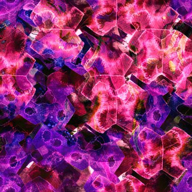 Suluboya etnik, pürüzsüz desen. Renkli bir arka plan. Doğu suluboya bandanası. Mayo dokusu. Çiçekli Coachella pürüzsüz desen. Sıkıntılı soyut uyum.