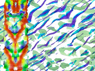 Zebra Deri İzi. Hayvan kamuflajı arka planı. Geometrik hayvan dokusu. Yeşil ve Aqua Menthe Afrika deseni. Çizgili, kusursuz desen. Suluboya Kamuflaj Tasarımı. Soyut Safari Döşemesi.