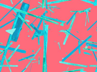 Bauhaus Kusursuz Düzen. Suluboya Geometrik Kırmızı Pembe Çizgiler Tasarımı. Sanat Organik Geo Arkaplanı. Büyük Yaratıcı Asgari Baskı. Moda Eğlencesi Soyut Boyası Suluboya Renk Çizgileri.