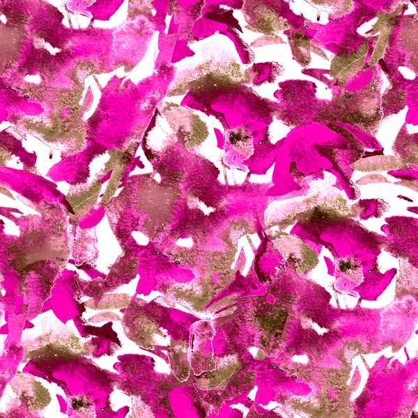 Fırça darbeleri. Beyaz pembe suluboya geometri baskısı. Pastel suluboya arka plan. El çizimi soyut sanat çizgisi. Tekrar eden mayo desenli. Fırça darbesi modern baskı.