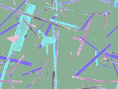 Bauhaus Kusursuz Düzen. Suluboya Geometrik Yeşil Teal Çizgileri Tasarımı. Sanat Organik Geo Arkaplanı. Büyük Olağandışı Asgari Parmak izi. Moda Eğlencesi Soyut Boyası Suluboya Renk Çizgileri.