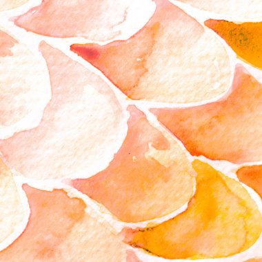 Bronz Portakal Yılan Tasarımı. Suluboya El Çizilmiş Piton Yazısı. Kobra Derisi Egzotik Doku. Geometrik Yılan Arkaplanı. Zehir ve Yılan derisi. Suluboya El Boyalı Arkaplan.