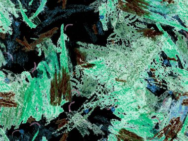 Etnik El Çekim Başlığı. Yatay Şablon için Yeşil Arkaplanda Sevimli Büyük Moda Geometrik Kusursuz Desen. Büyük Olağandışı Asgari Parmak izi. Geometrik El Çizim Başlığı.