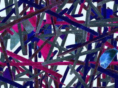 Bauhaus Kusursuz Düzen. Suluboya Geometrik İndigo, Mavi Çizgiler Tasarımı. Sanat Organik Geo Arkaplanı. Büyük Yaratıcı Asgari Yazdırma. Moda Eğlencesi Soyut Boyası Suluboya Renk Çizgileri.