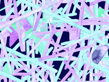 Bauhaus Kusursuz Düzen. Suluboya Geometrik İndigo, Mavi Çizgiler Tasarımı. Sanat Organik Geo Arkaplanı. Büyük Yaratıcı Asgari Baskı. Moda Eğlencesi Soyut Boyası Suluboya Renk Çizgileri.