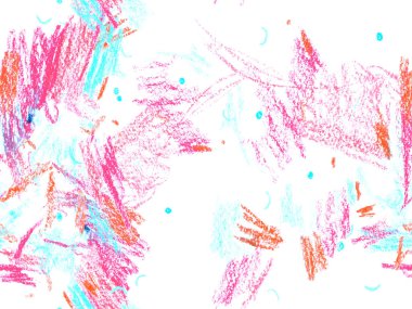 Etnik El Çekim Başlığı. Kırmızı Üzerine Sevimli Büyük Çağdaş Geometrik Kusursuz Desen, Yatay Şablon İçin Pembe Arkaplan. Büyük Çağdaş Küçük Yazdırma. Geometrik El Çizim Başlığı.