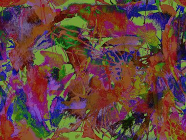 Tehlike izi yok. Kırmızı suluboya fırça darbesi grunge tasarımı. Suluboya soyut sıçrama boyası tasarımı. Kademeli mürekkep lekeleri. Toprak sıçrama deseni. Sıvı damlayan fırça sonsuz iz.