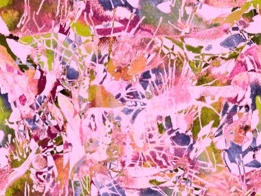 Tehlike izi yok. Kırmızı suluboya fırça darbesi grunge tasarımı. Suluboya kaotik sıçrama boya tasarımı. Elle çizilmiş mürekkep lekeleri. Toprak sıçrama deseni. Sıvı damlayan fırça sonsuz iz. 