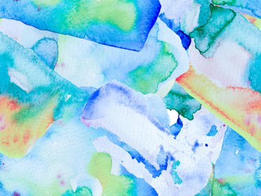 Klasik Doku İllüstrasyonu. Psikedelik Kâğıt. Suluboya kusursuz desen. Soyut Doku Arkaplanı. Geometrik Suluboya Kumaş Tasarımı. Sıvı, dikişsiz kiremit. Klasik Mavi ve İndigo