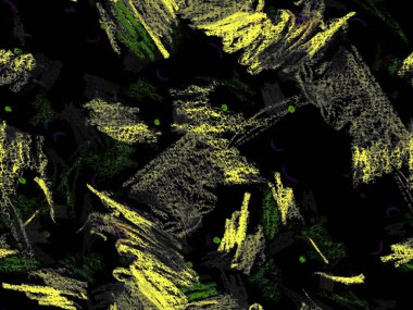 Güzel pastel boya dokusu. Yatay şablon için Siyah ve Beyaz Arkaplanda Sevimli Büyük Moda Geometrik Kusursuz Desen. Büyük Olağandışı Asgari Parmak izi. Moda Boya Dokusu.