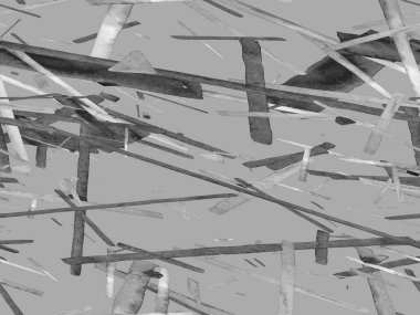 Bauhaus Kusursuz Düzen. Suluboya Geometrik Siyah ve Beyaz Çizgiler Tasarımı. Sanat Organik Geo Arkaplanı. Büyük Çağdaş Küçük Yazdırma. Moda Eğlencesi Soyut Boyası Suluboya Renk Çizgileri.