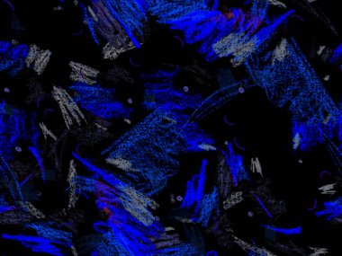 Etnik El Çekim Başlığı. Şirin Büyük Yaratıcı Geometrik Mavide Kusursuz Desen Yatay Şablon İndigo Arkaplanı. Büyük Sanatsal Asgari Baskı. Geometrik El Çizim Başlığı.