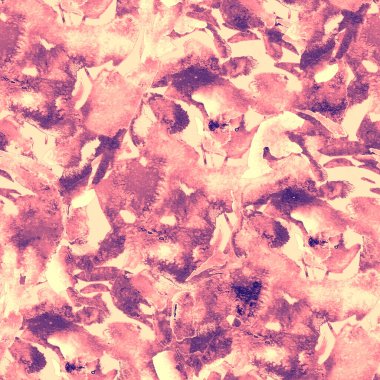 Fırça darbeleri. Beyaz pembe suluboya geometri baskısı. Pastel suluboya arka plan. El çizimi soyut sanat çizgisi. Tekrar eden mayo desenli. Fırça darbesi modern baskı.