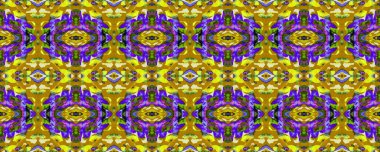 Suluboya El Çizilmiş Batik. Psikedelik Halk Arkaplanı. Allover Etnik Mayo Tasarımı. Ikat Yatay Doku. Geometrik Etnik Kusursuz Düzen. teal Fun Simetrik Sınır Uyumu.