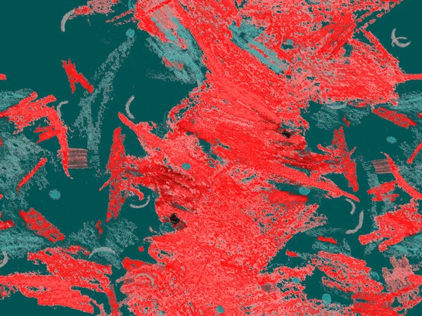Yaratıcı Boya Başlığı. Kırmızı, Yeşil, Mavi Yatay Şablon İçin Şirin Büyük Olağandışı Geometrik Kusursuz Desen. Büyük Olağandışı Asgari Parmak izi. Soyut Boya Başlığı.