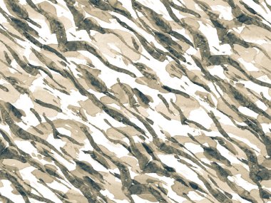 Tek renkli ve gri tonlu zebra derisi baskısı. Hayvan kamuflajı arka planı. Suluboya Kamuflaj Tasarımı. Soyut Safari fayansı. Afrika deseni. Çizgili, kusursuz desen. Geometrik Hayvan Dokusu.