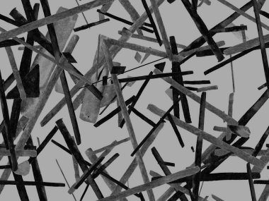 Bauhaus Kusursuz Düzen. Suluboya Geometrik Siyah ve Beyaz Çizgiler Tasarımı. Sanat Organik Geo Arkaplanı. Büyük Çağdaş Asgari Yazdırma. Moda Eğlencesi Soyut Boyası Suluboya Renk Çizgileri.