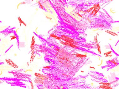 Modern Yazı Başlığı. Kırmızı Üzerine Sevimli Büyük Moda Geometrik Kusursuz Desen, Yatay Şablon İçin Pembe Arkaplan. Büyük Moda Asgari Baskısı. Tebeşir Yazı Başlığı.