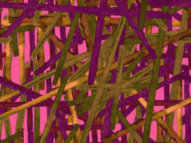 Bauhaus Kusursuz Düzen. Suluboya Geometrik Kırmızı Pembe Çizgiler Tasarımı. Sanat Organik Geo Arkaplanı. Büyük Moda Asgari Baskı. Moda Eğlencesi Soyut Boyası Suluboya Renk Çizgileri.