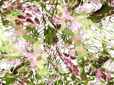 Püskürme izi yok. Yeşil suluboya fırça darbesi grunge tasarımı. Suluboya boya boya tasarımı. Elle çizilmiş mürekkep lekeleri. Toprak sıçrama deseni. Sıvı damlayan fırça sonsuz iz.