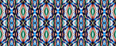 Aztek Geometrik Tekstil Sınırı Allover Organik Mayo Tasarımı. Geo Ogee Tile. Suluboya El Tekstil. Yaratıcı Navajo Ikat Geçmişi. Ogee Kusursuz Doku. Ikat Deseni. Sanrısal Gökkuşağı