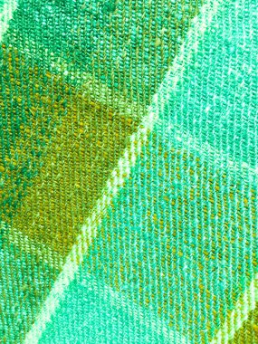 Geometrik Arkaplan. Yeşil ve Aqua Menthe Nakış Tasarımı. Keten Giysi Arkaplanı. Belorus Tekstil. Geleneksel Belorus Yazıcısı. Klasik Etnik Motif. Beyaz El Yapımı Kumaş.