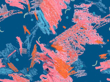 Modern Yazı Başlığı. Kırmızı, Yeşil, Mavi Yatay Şablon Üzerine Şirin Büyük Moda Geometrik Kusursuz Desen. Büyük Olağandışı Asgari Parmak izi. Tebeşir Yazı Başlığı.