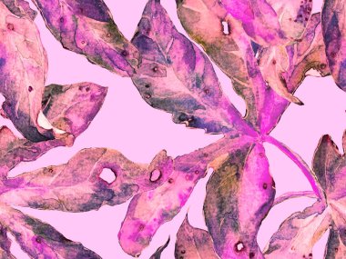 Kalın Çiçekler. Kızıl Arkaplanda Büyük Tropikal Kusursuz Parmak İzi. Büyük Orman Bahar Kova Lilikoi Sonsuz Arkaplanı. Soyut Kalın Çiçek Yazdırma. 