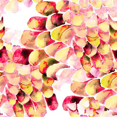 Terracotta Kırmızı Yılan Kusursuz Şablon. Suluboya El Çizilmiş Piton Yazısı. Kobra Derisi Egzotik Doku. Geometrik Yılan Arkaplanı. Zehir ve Yılan derisi. Suluboya El Boyalı Döşeme Deseni.