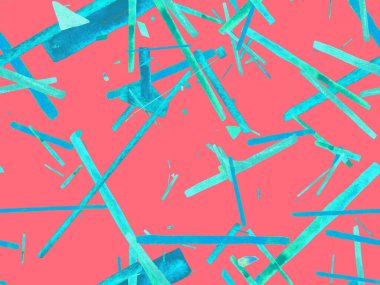 Bauhaus Kusursuz Düzen. Suluboya Geometrik Kırmızı Pembe Çizgiler Tasarımı. Sanat Organik Geo Arkaplanı. Büyük Modern Asgari Baskı. Moda Eğlencesi Soyut Boyası Suluboya Renk Çizgileri.