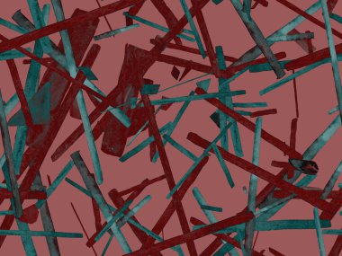 Bauhaus Kusursuz Düzen. Suluboya Geometrik Kırmızı Pembe Çizgiler Tasarımı. Sanat Organik Geo Arkaplanı. Büyük Moda Asgari Baskı. Moda Eğlencesi Soyut Boyası Suluboya Renk Çizgileri.