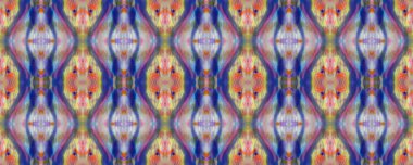 Sembol geometrik mayo deseni. Kilim Rastgele Halı dokusu. Boyalı fırça Aztek arka planı. Suluboya Etnik Tasarım. Mavi, Kırmızı, Yeşil Pastel Eğlenceli Dikdörtgen İkat İlişkisi. Etnik Kusursuz Desen.