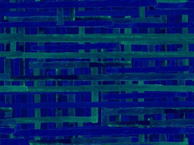 Bauhaus Kusursuz Düzen. Suluboya Geometrik İndigo, Mavi Çizgiler Tasarımı. Sanat Organik Geo Arkaplanı. Büyük Olağandışı Asgari Parmak izi. Moda Eğlencesi Soyut Boyası Suluboya Renk Çizgileri.