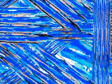 Çizgili, kusursuz desen. Geometrik hayvan dokusu. Hayvan kamuflajı arka planı. Afrika deseni. Klasik Mavi ve Lush Lav Kırmızı Suluboya Kamuflaj Tasarımı. Soyut Safari fayansı. Zebra Derisi Yazdırma.