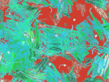 Modern Yazı Başlığı. Kırmızı, Yeşil, Mavi Yatay Şablon Üzerine Sevimli Büyük Moda Geometrik Kusursuz Desen. Büyük Moda Asgari Baskı. Tebeşir Yazı Başlığı.