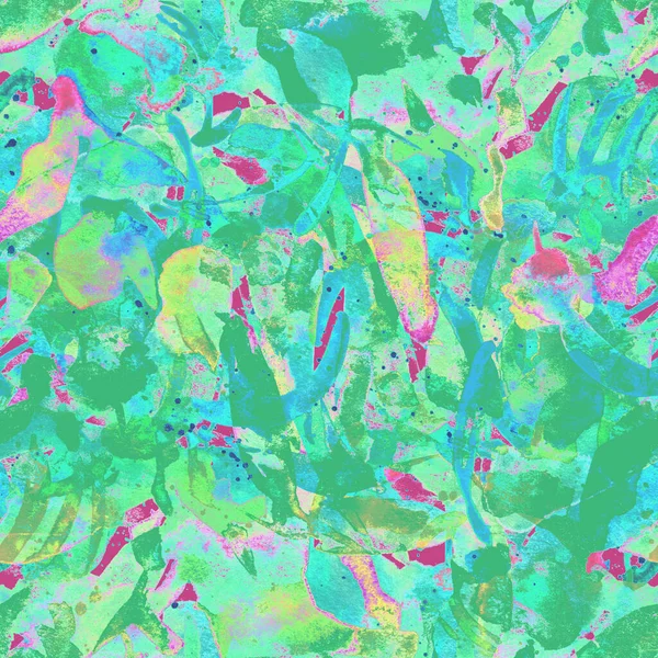 Υδατογραφία Έθνικ Αδιάλειπτη Μοτίβο Φυλετικό Πολύχρωμο Σχέδιο Πινέλου Χρώματος Αφηρημένη — Φωτογραφία Αρχείου