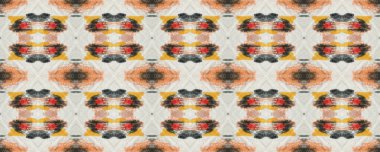 Boya fırçası Python arka planı. Suluboya Etnik Tasarım. Etnik Kusursuz Düzen. Eğlenceli Dikdörtgen İkat Uyumu. Bej, Kahverengi ve Siyah Sembol Geometrik Mayo deseni. Yılan Derisi Rastgele Doku.