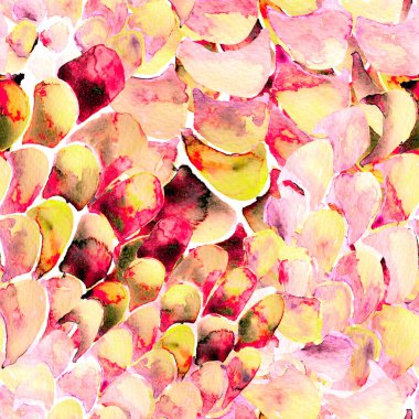 Terracotta Kırmızı Yılan Kusursuz Şablon. Suluboya El Çizilmiş Piton Yazısı. Kobra Derisi Egzotik Doku. Geometrik Yılan Arkaplanı. Zehir ve Yılan derisi. Suluboya El Boyalı Döşeme Deseni.