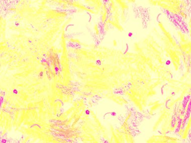 Yaratıcı Boya Başlığı. Yatay Şablon için Sarı Arkaplanda Sevimli Büyük Moda Geometrik Kusursuz Desen. Büyük Modern Asgari Baskı. Soyut Boya Başlığı.