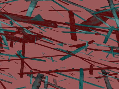 Bauhaus Kusursuz Düzen. Suluboya Geometrik Kırmızı Pembe Çizgiler Tasarımı. Sanat Organik Geo Arkaplanı. Büyük Moda Asgari Baskısı. Moda Eğlencesi Soyut Boyası Suluboya Renk Çizgileri.