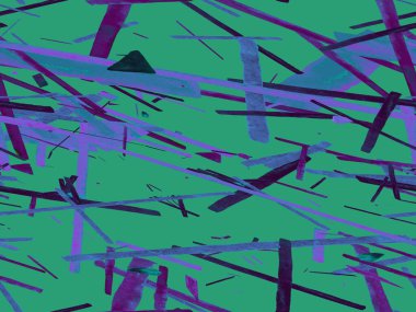 Bauhaus Kusursuz Düzen. Suluboya Geometrik Yeşil Teal Çizgileri Tasarımı. Sanat Organik Geo Arkaplanı. Büyük Sanatsal Asgari Baskı. Moda Eğlencesi Soyut Boyası Suluboya Renk Çizgileri.