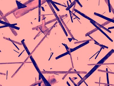 Bauhaus Kusursuz Düzen. Suluboya Geometrik Kırmızı Pembe Çizgiler Tasarımı. Sanat Organik Geo Arkaplanı. Büyük Çağdaş Küçük Yazdırma. Moda Eğlencesi Soyut Boyası Suluboya Renk Çizgileri.