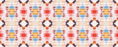 Etnik Kusursuz Düzen. Eğlenceli Dikdörtgen İkat Uyumu. Sembol geometrik mayo deseni. Yılan Derisi Rastgele Doku. Boya fırçası Python arka planı. Suluboya Etnik Tasarım. Kırmızı, bej ve mavi